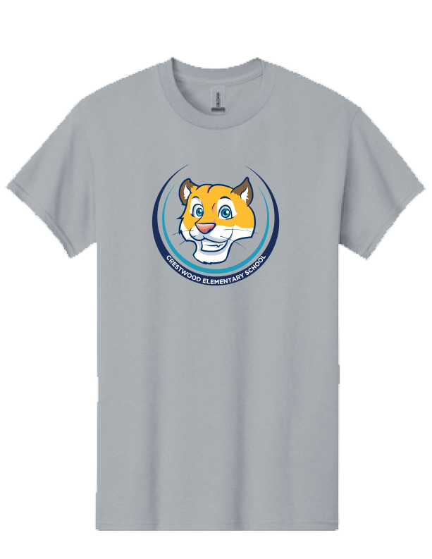 Adult Short Sleeve TShirt Center Cat - CE5000